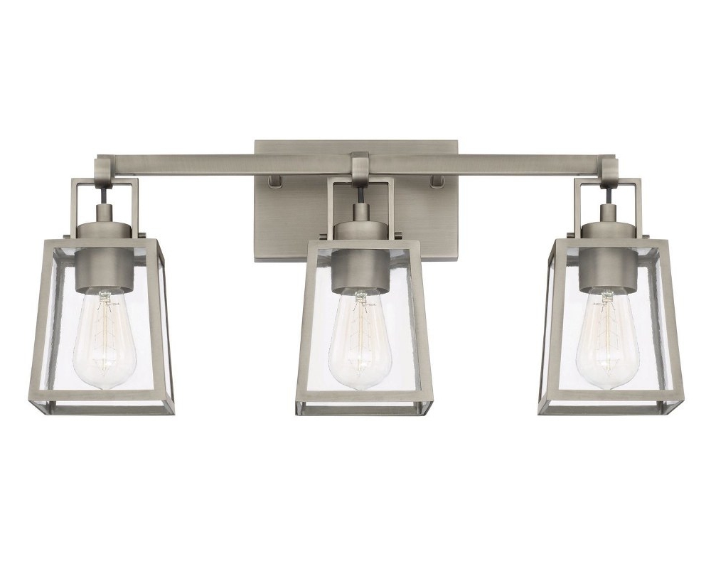 Capital Kenner Light Bath Approved Damp in style high 11 Antique Finish Clear Glass