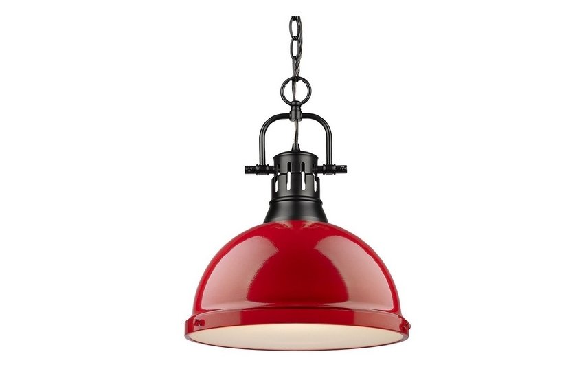 Golden BLK Duncan Pendant Classic 16.88 high 14 wide Black Aged Finish