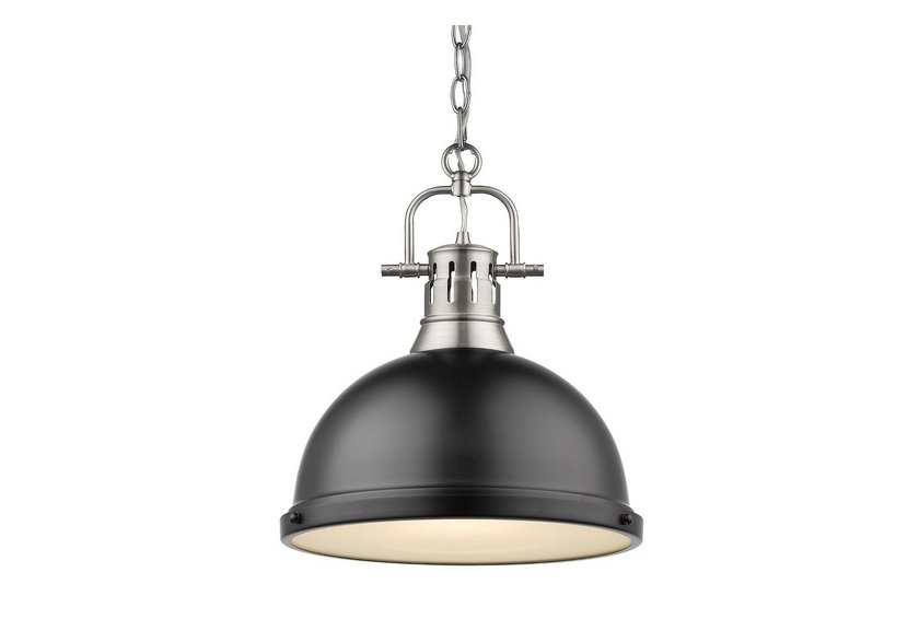 Golden PW Duncan Pendant Classic 16.88 high 14 wide Matte Aged Finish