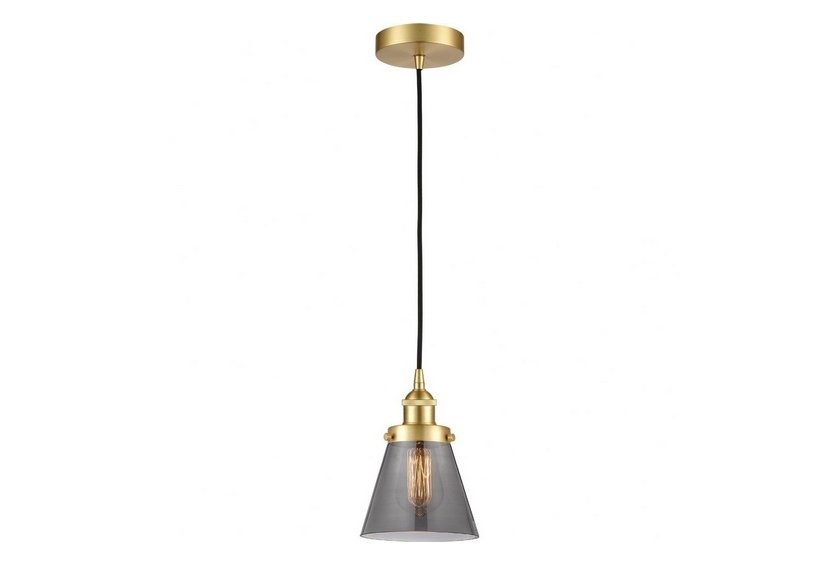 Innovations SG Cone Pendant Industrial 8 Tall 6 Wide Gold White Black Finish