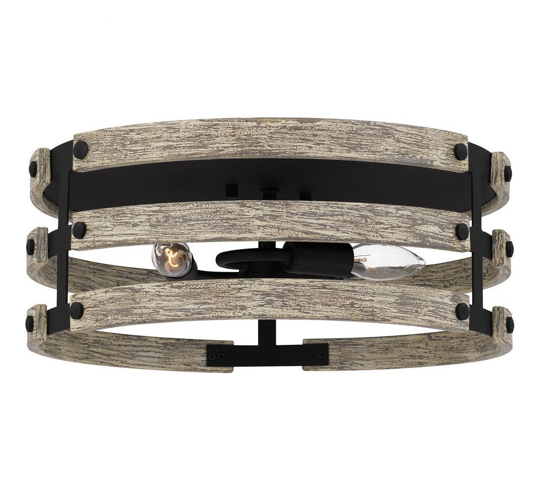 Quoizel 3 Flush In Style Inches and Inches Earth Finish